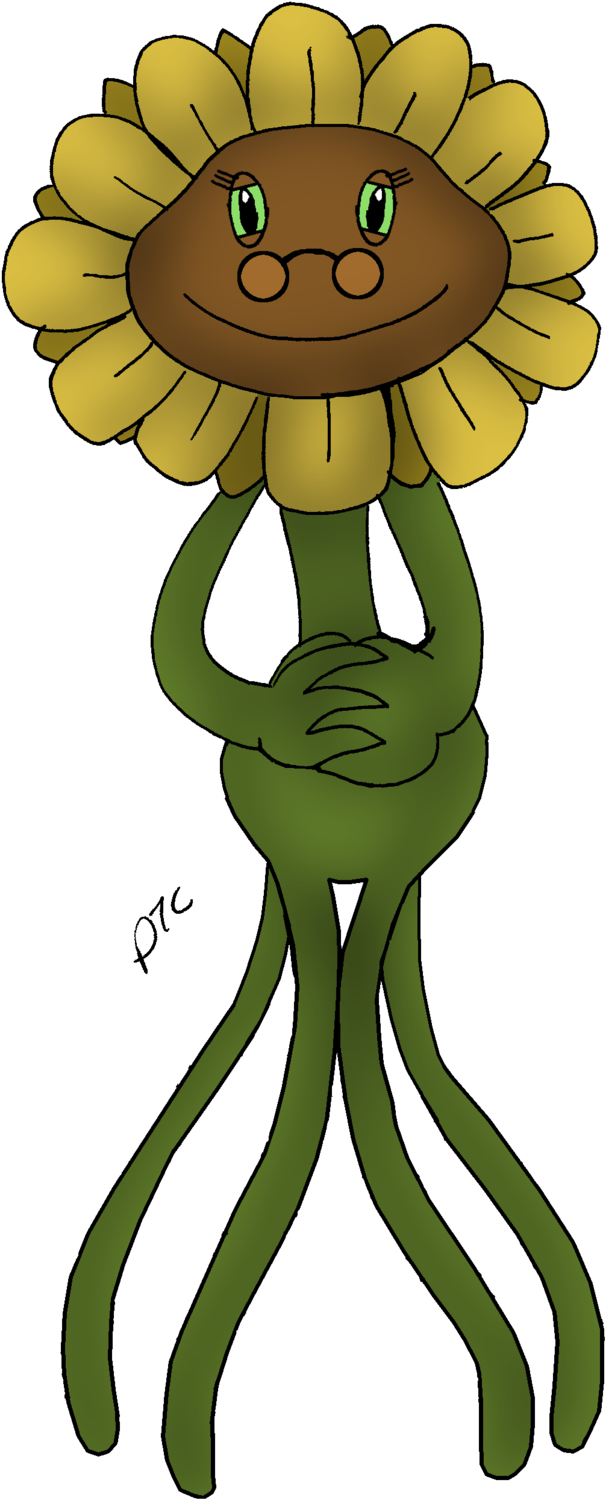 Solana The Sunflower By Rose-supreme - Plants Vs. Zombies (1024x1567)