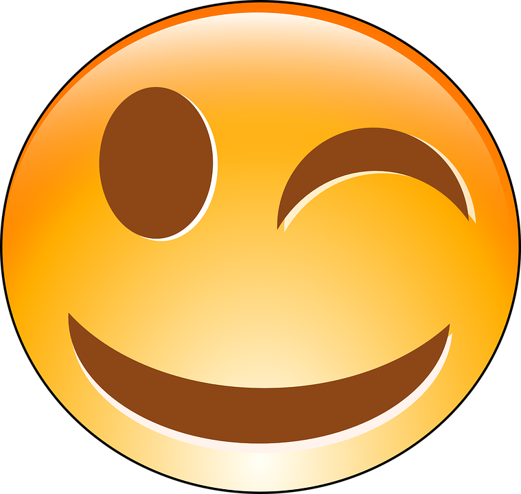 Winking Smiley Clip Art At Clker - Animated Winking Smiley Face (699x750)