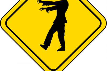 Zombie Clipart Transparent - Clip Art (450x300)