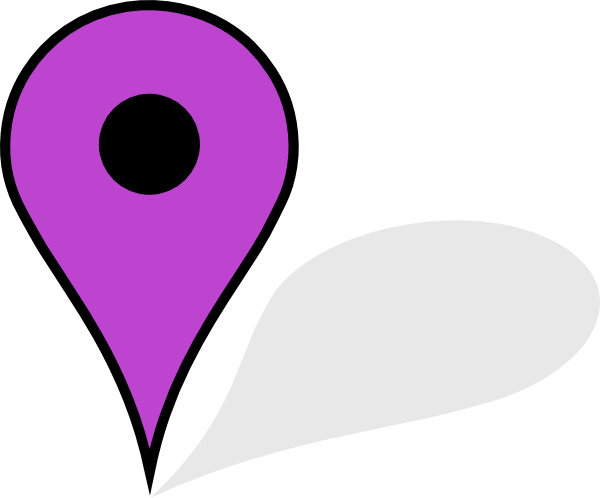 Craft Warehouse Salem Oregon - Purple Map Pin Png (600x498)