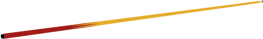 Pool Stick Transparent Png - Orange (600x216)