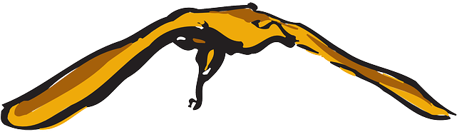 Bird, Flying, Wings, Art, Rear, Feathers, Fly - Bird (640x320)