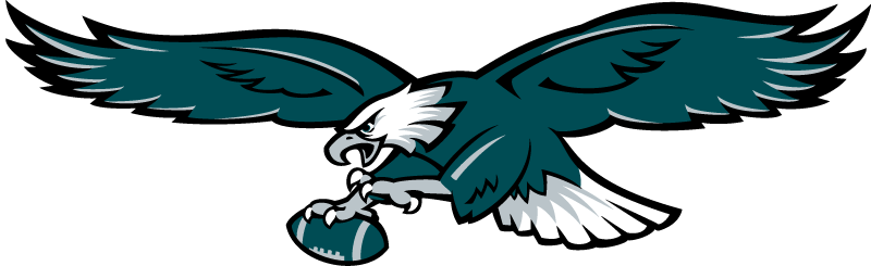 Original Contenti'm An Eagles Fan And An Amateur Graphic - Philadelphia Eagles Full Logo (800x245)