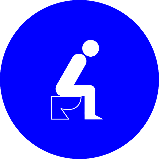 Sign Toilet, Sitting, Restrooms, Bathroom, Crapping, - Sitting On Toilet (640x640)
