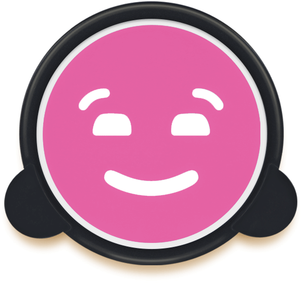 Classic Smiley - Car (597x591)