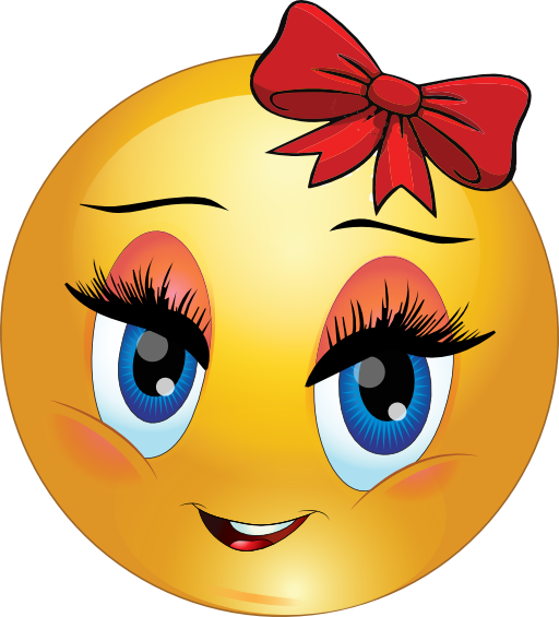 Smiley Clipart Emoticon Face 6799853jpg Icon - Girly Emoticon (512x565)