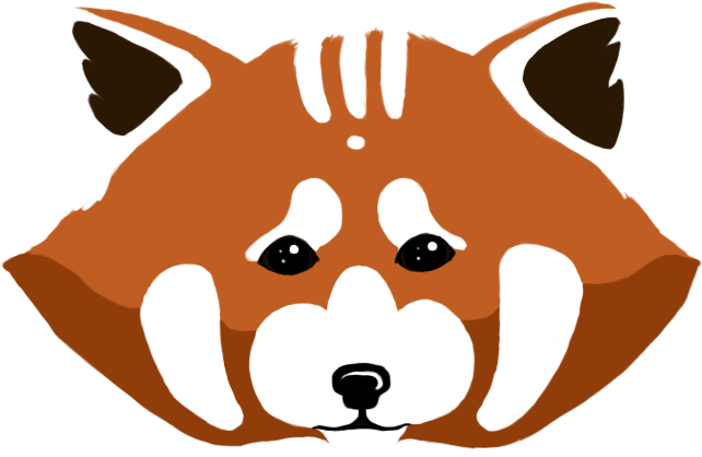 Red Panda Face By Ecstaticdismay On Deviantart - Red Panda Face Drawing (730x506)