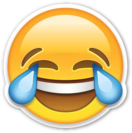 Smiley Face Emoji With No Background - Laughing Crying Emoji Transparent Background (1170x1170)