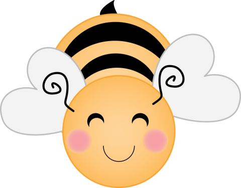 Bee~clip Art Bee - Minus Abeja (480x375)