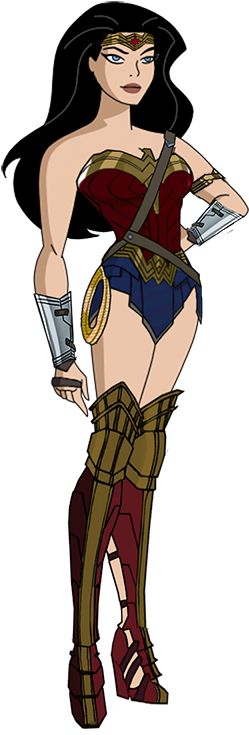 Jl Updated Wonder Woman Dawn Of Justice By Alexbadass - Justice League Wonder Woman Cartoon (400x800)
