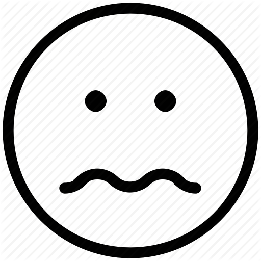 Confused - Sad Face Icon (512x512)