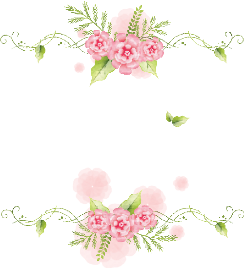 Flores Png - Bordes De Flores Vintage Png (500x549)
