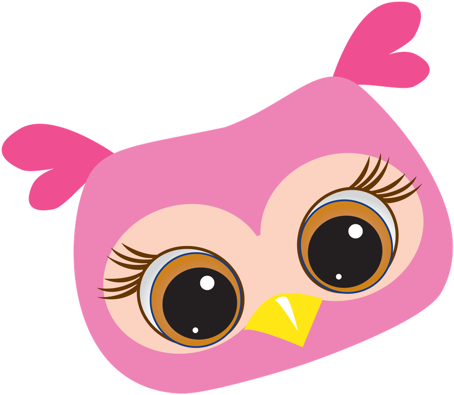 Farm Animal Faces - Owl Face Clip Art (900x900)