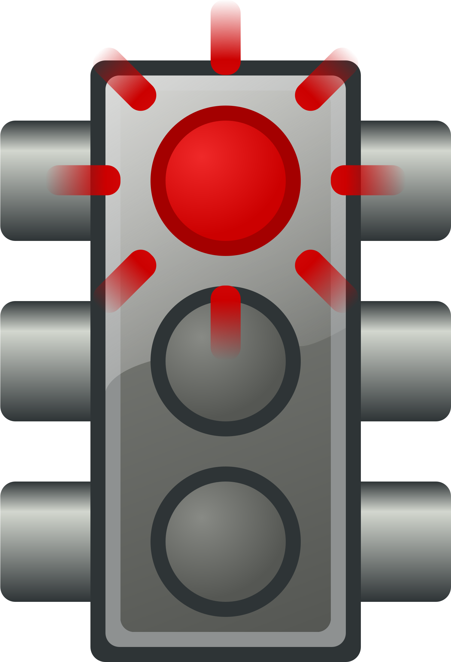 Flashing Red Traffic Light - Flashing Red Stop Light (2400x2400)