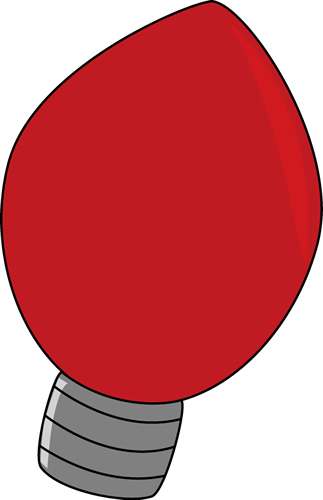Lights Clipart Simple - Christmas Light Bulb Transparent Background (323x500)