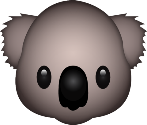 Koala Emoji - Koala Emoji Png (480x408)