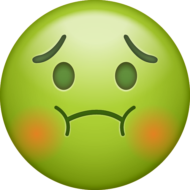 Emoji Transparent Emoji Free Images Png - Sick Emoji Transparent Background (640x640)