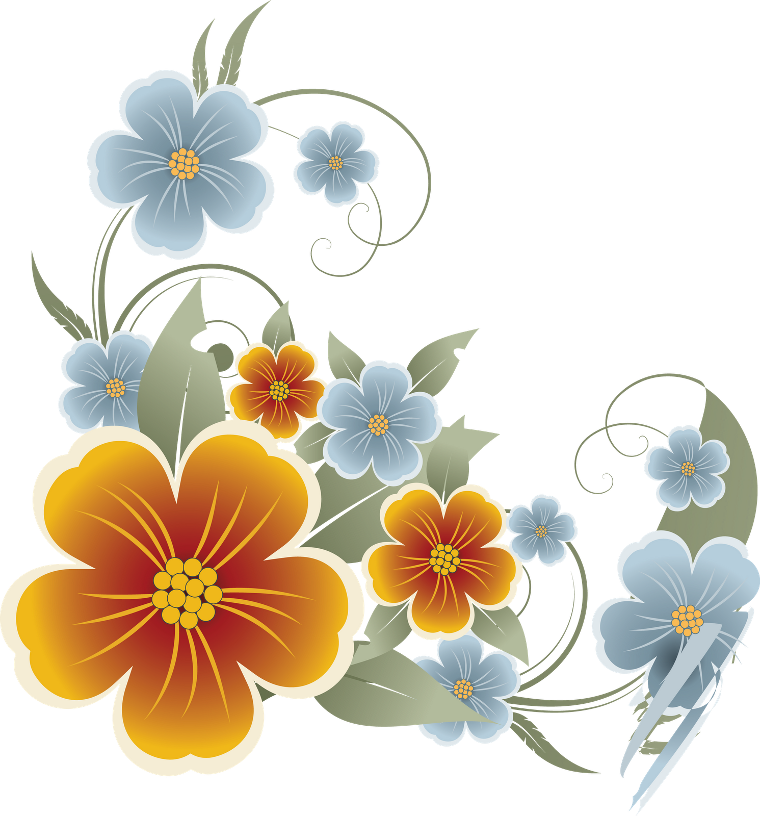 Flower Vectors Various My Blog - Vector Flower Transparent Png (1491x1600)