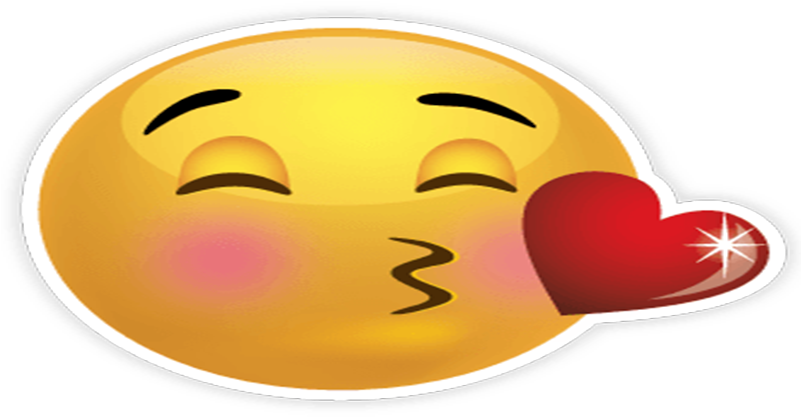 Free Love Emoji Wallpaper Pics Apk Download For Android - Smiley Giving Kiss (800x480)