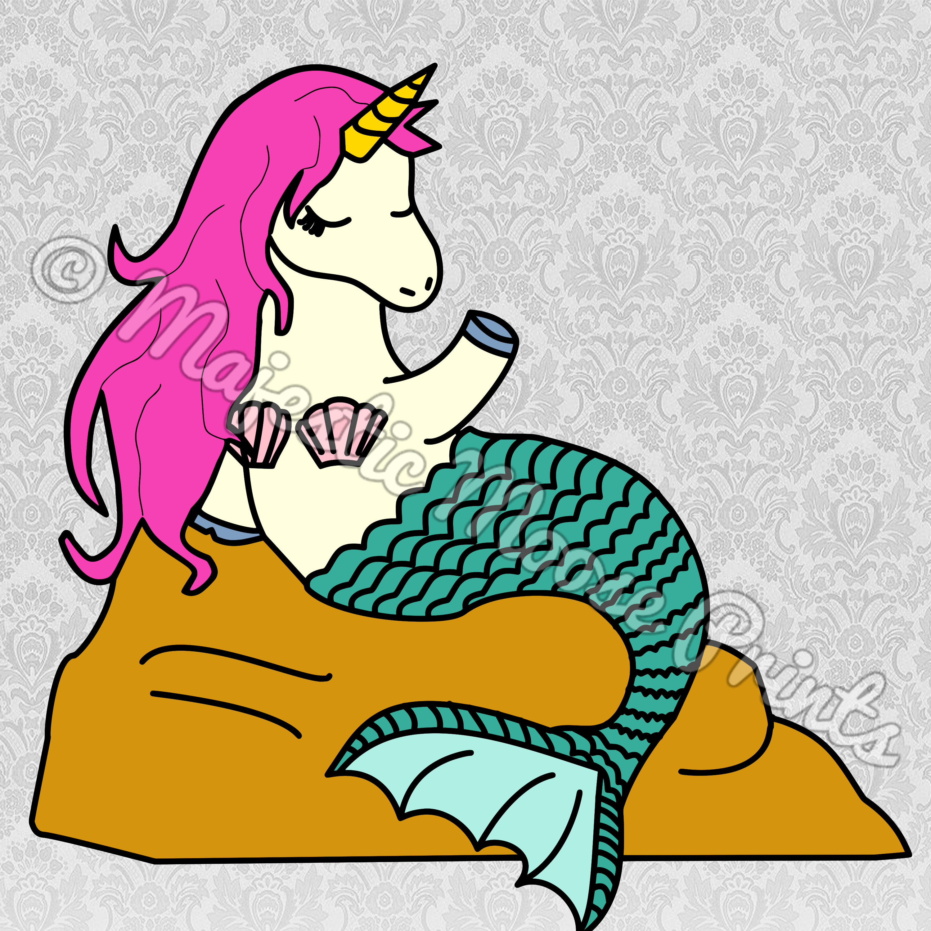 Svg / Clipart File - Unicorn Svg (3000x3000)