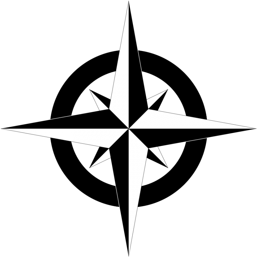 Blank Logo Templates Template Example 8i6oalr4t Compass - Compass Symbol Vector (840x840)
