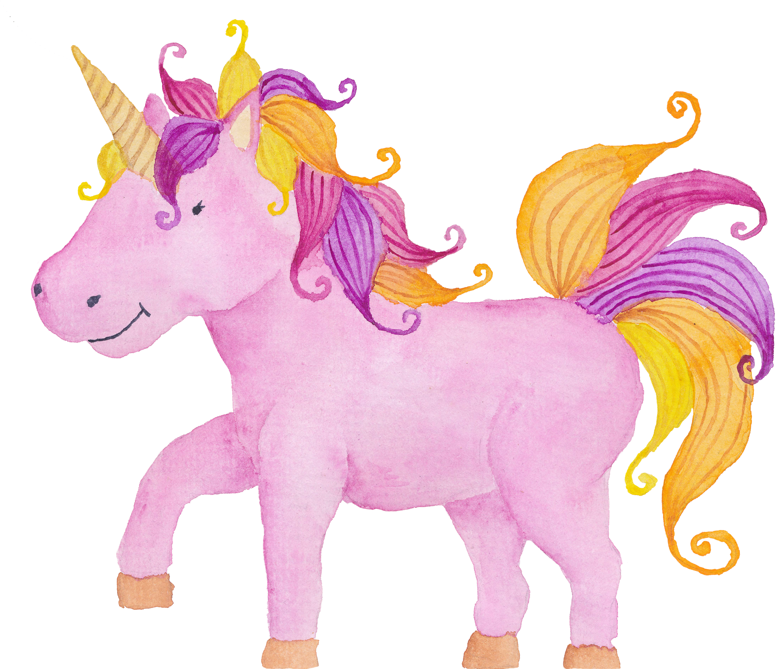 Unicorn - Unicorn Cartoon Party (3000x3000)