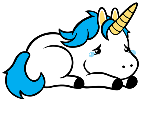 Sad Unicorn - Sad Unicorn (571x495)