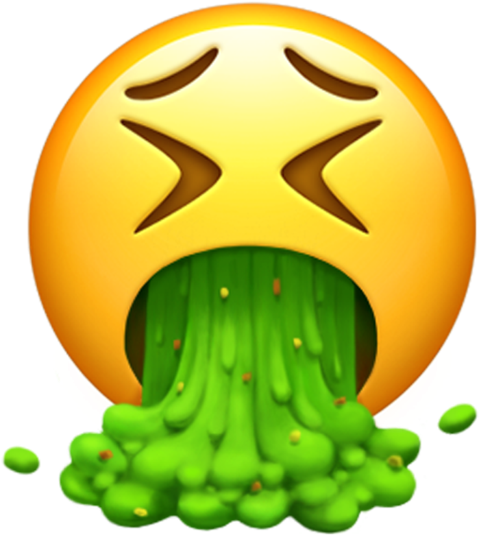 Apple Is Getting A Vomit Face Emoji To Make All Your - Emoji Vomitando Png (960x960)