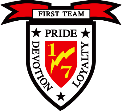 1st Battalion 7th Marines Decal Bw - 1st Battalion 7th Marines (396x360)