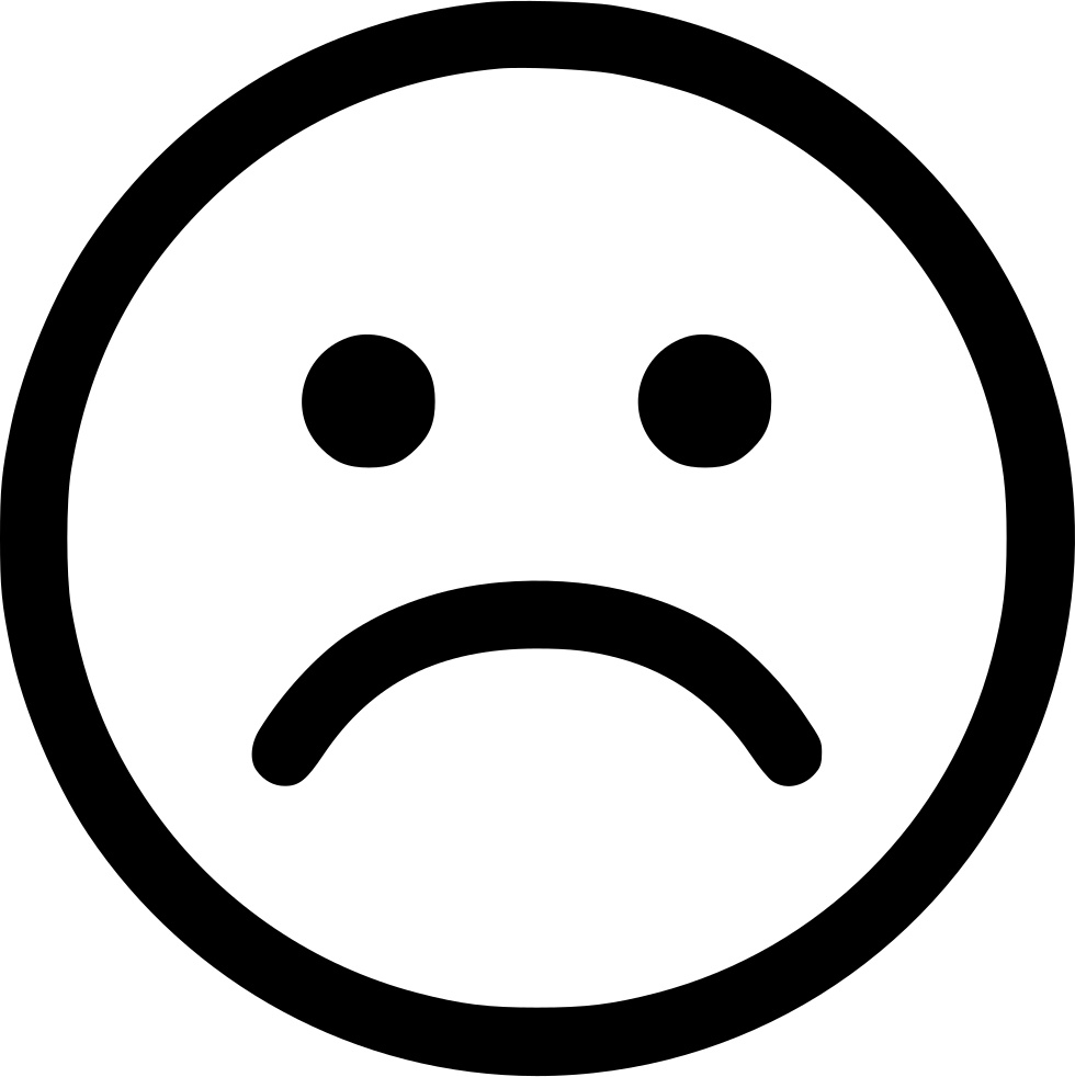 Face Sadness Smiley Computer Icons Clip Art - Face Sadness Smiley Computer Icons Clip Art (980x982)