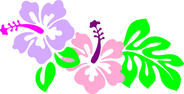 Hibiscus Clip Art At Clkercom Vector Online - Tropical Flower Clip Art (600x309)