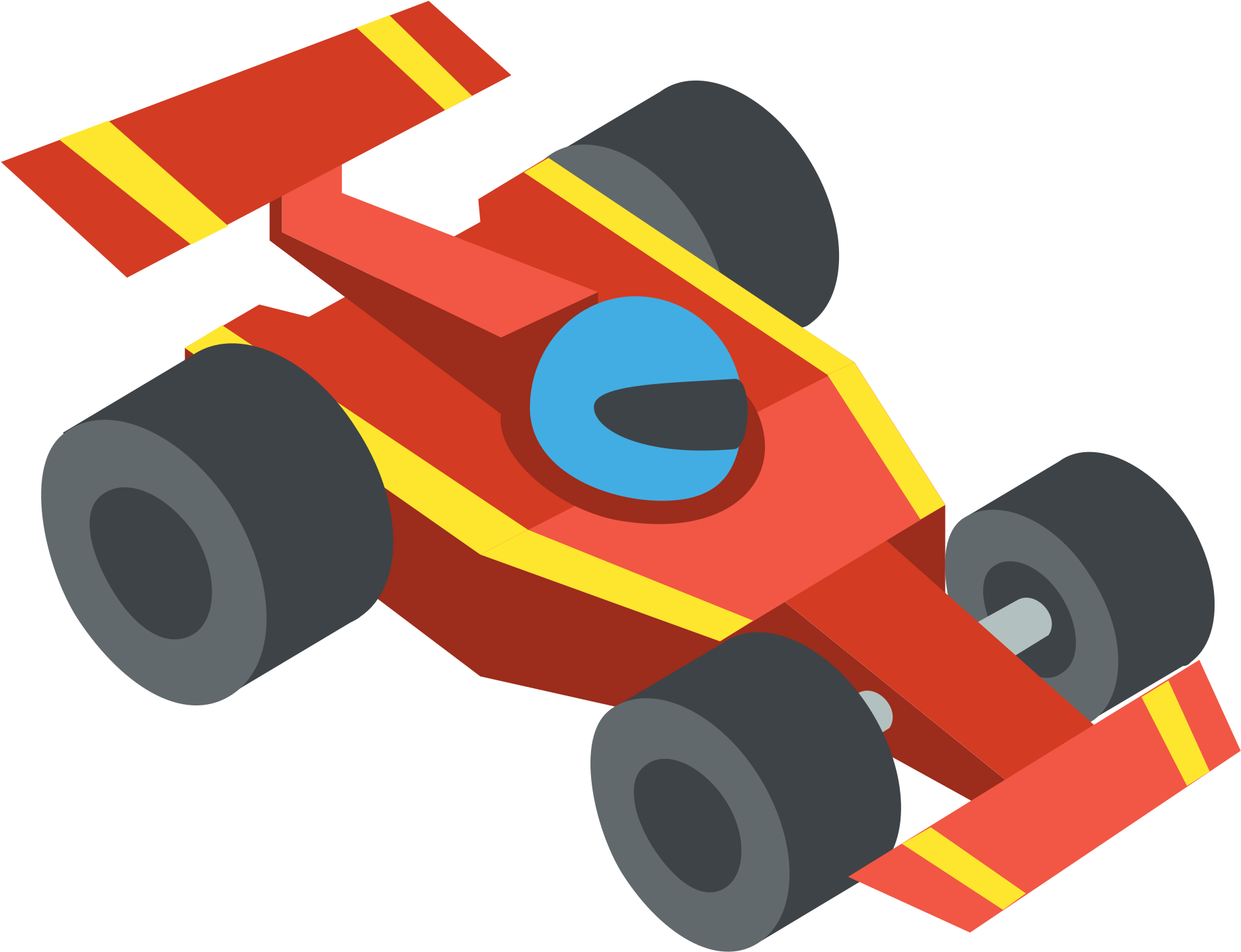 Racing Car Emoji Vector Icon - Guess The Emoji Best Of 2015 Level 9 (2000x2000)