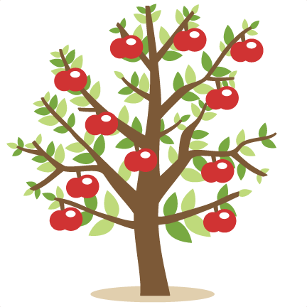 Tree Svg Cutting Files For Cricut Silhouette Pazzles - Apple Tree Clipart Transparent Background (432x432)