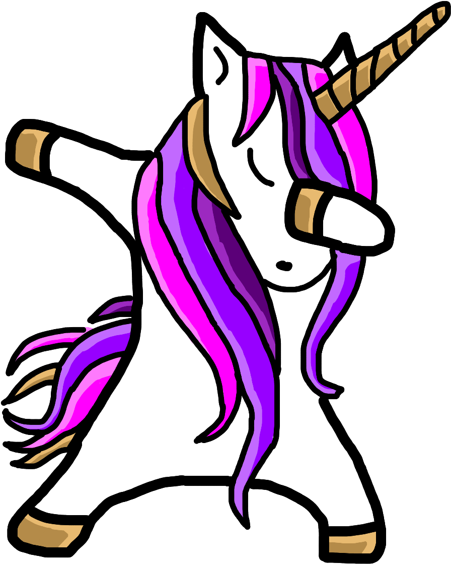 Unicorn Dab Horse Clip Art - Purple Dabbing Unicorn (940x1180)