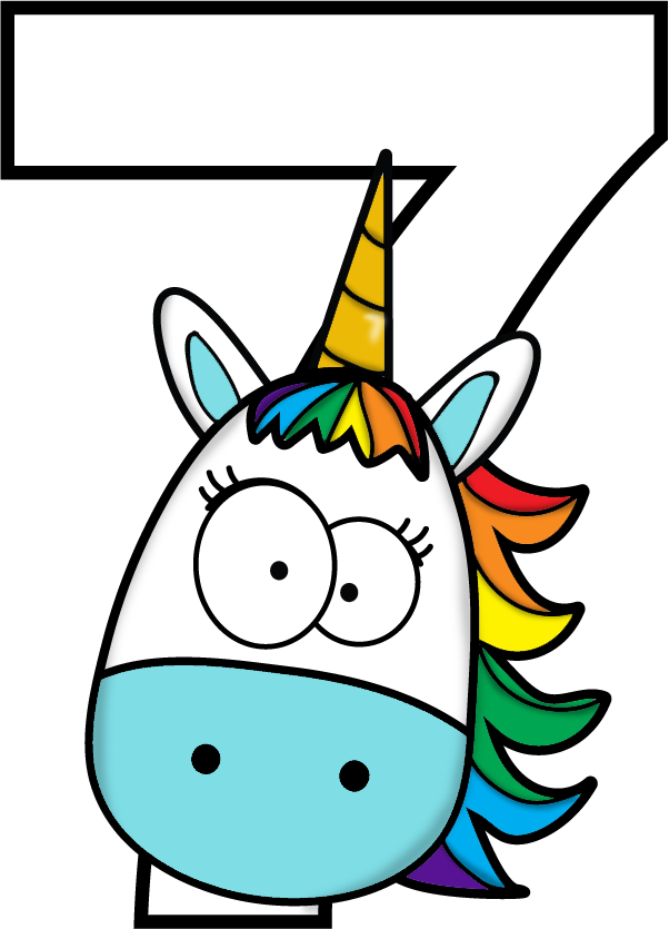 *✿*numeros*✿* - Numeros Unicornio (602x835)