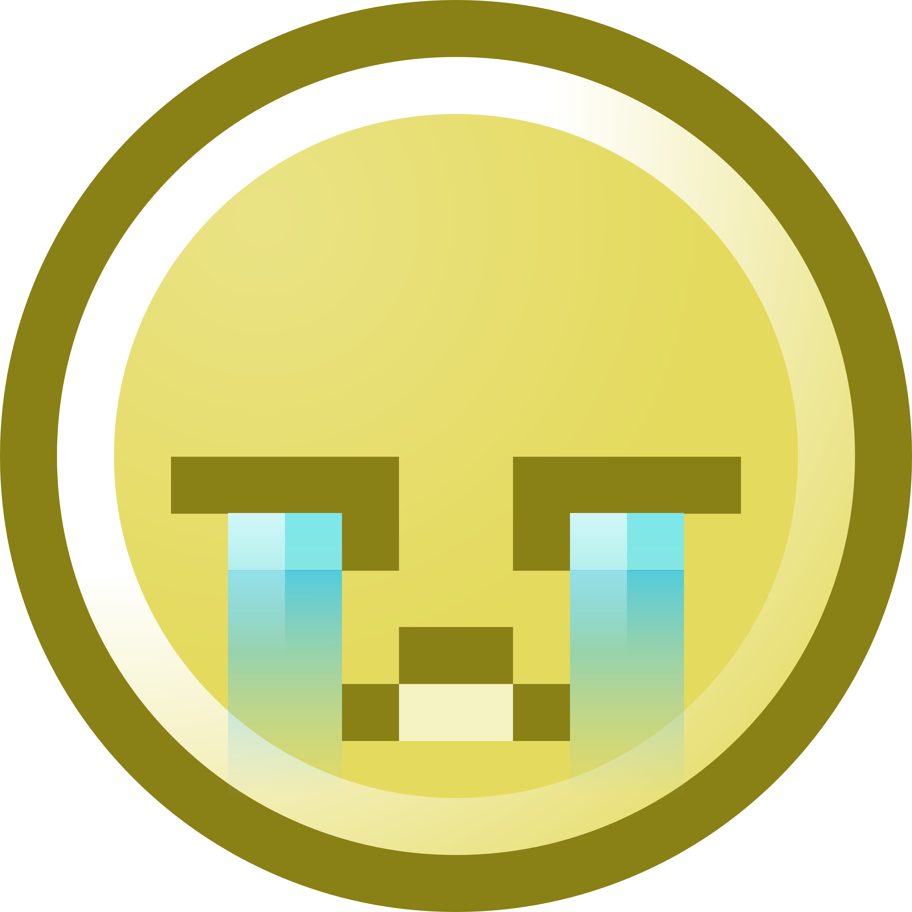 Crying Smiley Face Clipart - Sad Face Emoji Moving (3200x3200)