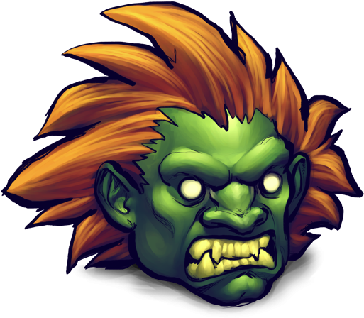 Street Fighter - Street Fighter Blanka Png (512x512)