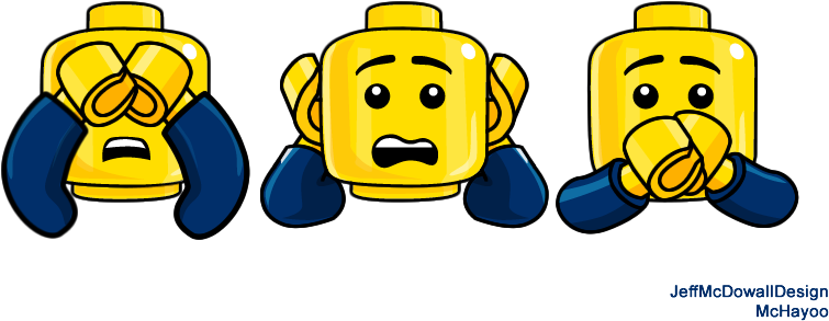 Parody T-shirt Design Of The Three Wise Monkeys Adage - Art (800x600)