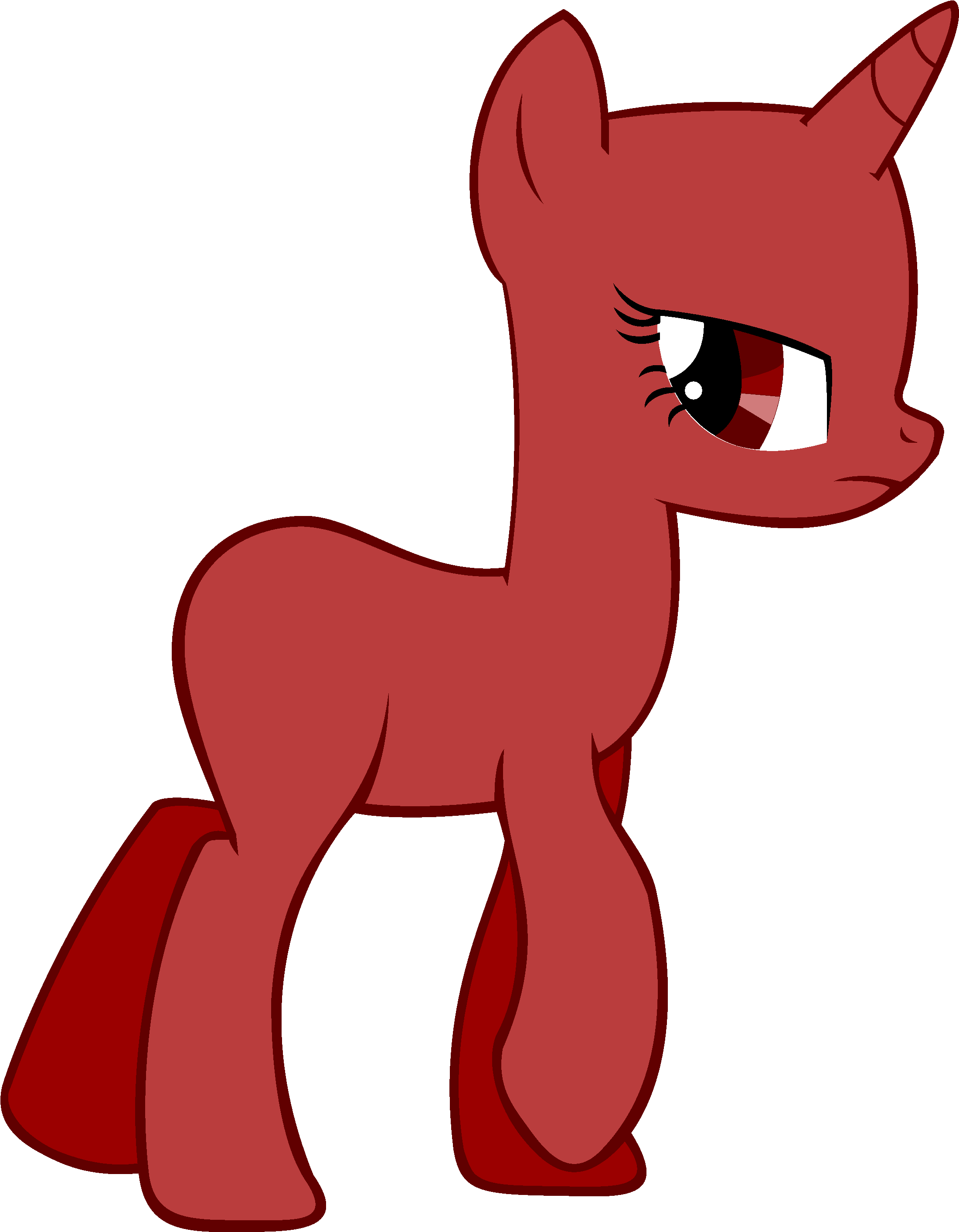 Base - Little Pony Bases Mlp Unicorn (2388x2996)