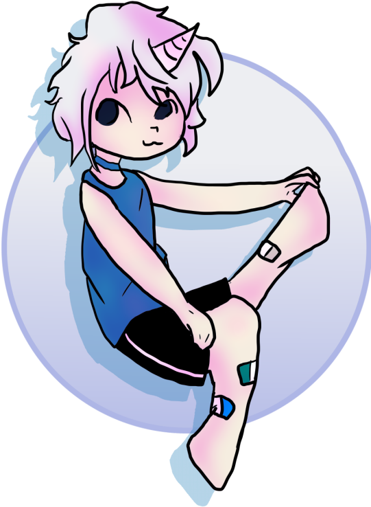 Unicorn Boy By Rosegold05 - Cartoon (550x800)