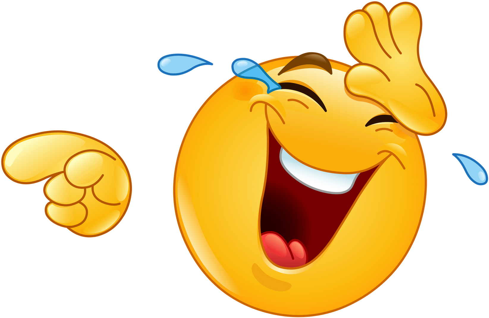 Smiley Lol Emoticon Laughter Clip Art - Laughing Emoji.