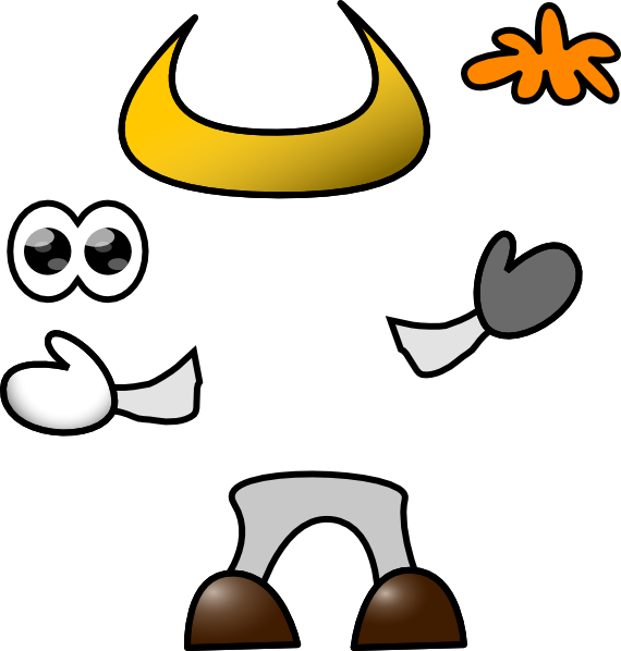 Parts Of The Animals Clipart (570x598)