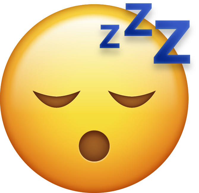 Emoji Png - Sleeping Emoji Ios 10 (670x649)