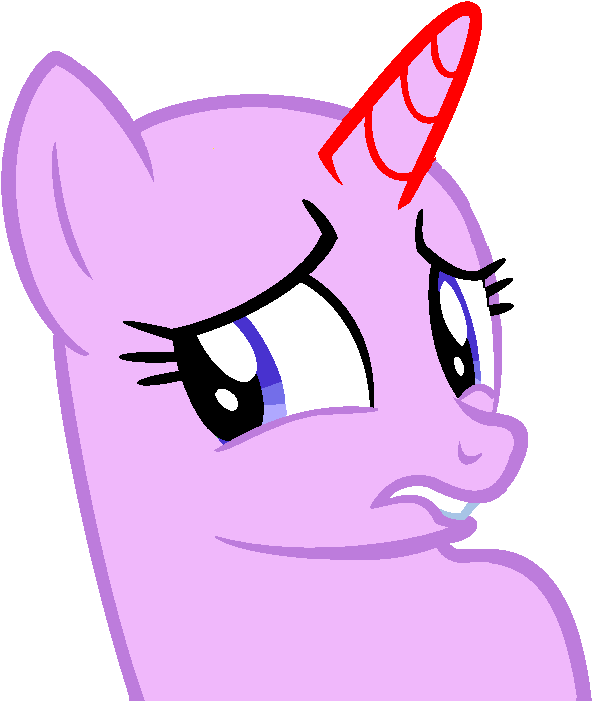 Mlp Base-nervous Unicorn By Rubyg242 - Mlp Base Nervous (794x716)