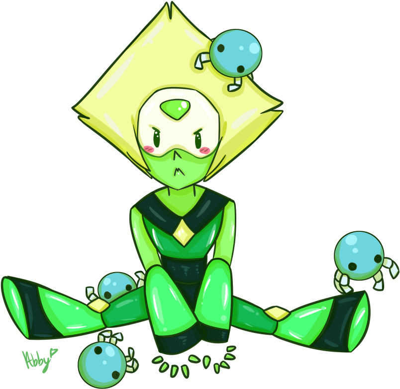 Peridot By Kawaii Little Neko-d92fbu3 - Peridot Steven Universe Kawaii (1000x835)
