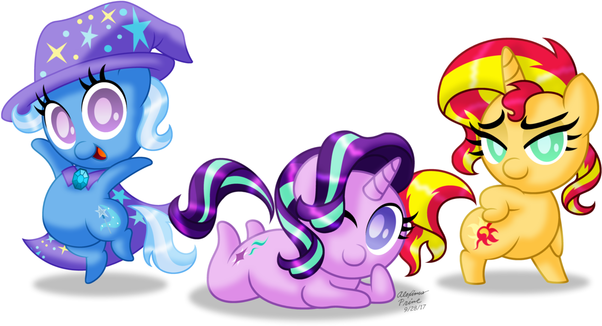Unicorn Cuties By Aleximusprime - Unicorn (3000x1631)