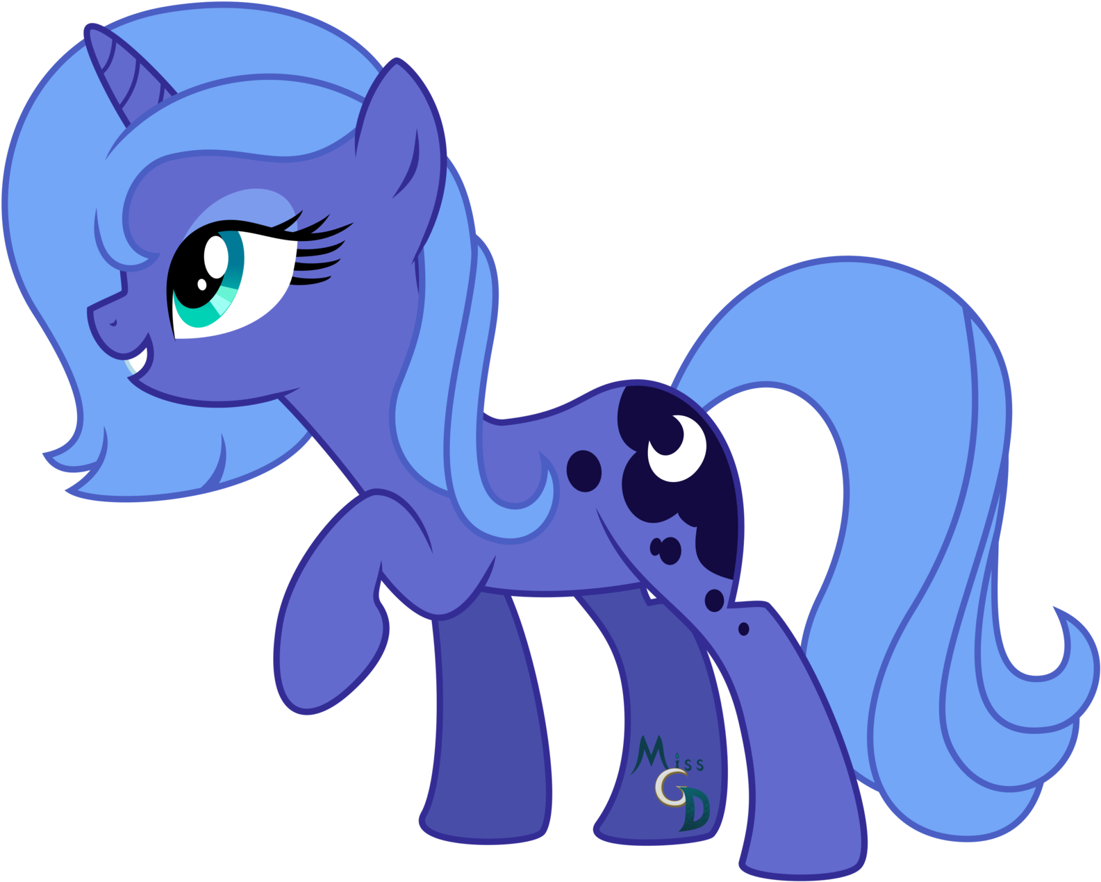 Unicorn Luna By Missgoldendragon Unicorn Luna By Missgoldendragon - Unicorn (1600x1285)