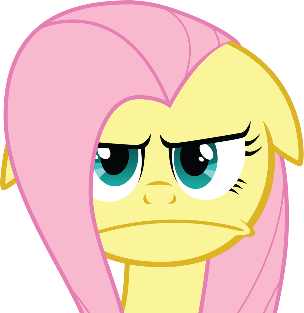 Your Jurisdiction/age May Mean Viewing This Content - Fluttershy Funny Face (1002x1024)