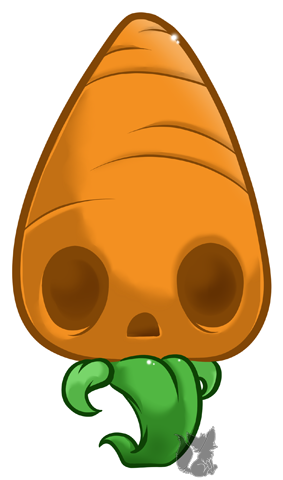 Creepy - Kawaii Carrot (310x500)