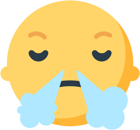 Mozilla - Face With Look Of Triumph Emoji (512x512)